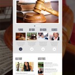 Шаблон юридического сайта для wordpress (psd в комплекте)